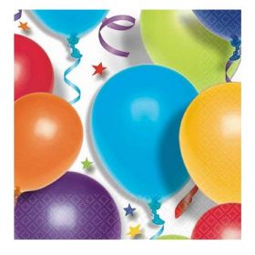 16 Balloons & Stars Party Napkins