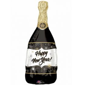 Champagne New Year SuperShape Foil Balloon 36"