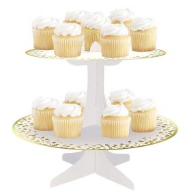 Gold Foil Cupcake Stand