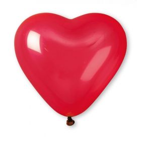 Red Heart Shape Latex Balloons