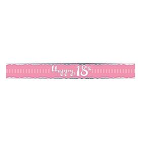 Perfectly Pink 18th Birthday Sash