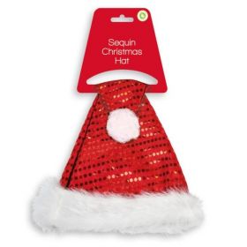 Sequin Santa Christmas Hat