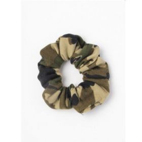 Camouflage Fabric Scrunchie