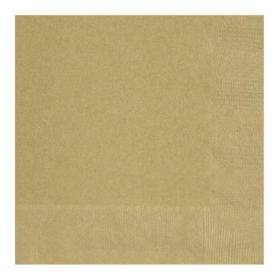 Gold 2ply Luncheon Napkins, pk20