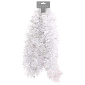 White Chunky Tinsel 2m