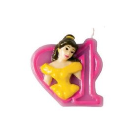 Disney Princess Belle Party Candle No 1