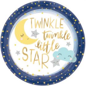 Twinkle Little Star Dinner Plates 26cm, pk8
