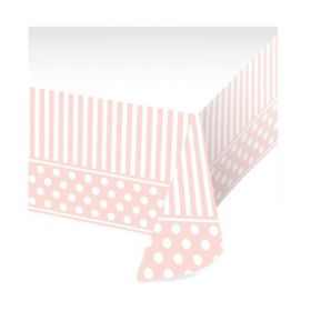 Pink Chic Border Print Tablecover 1.37m x 2.6m