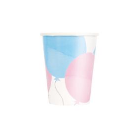 Gender Reveal Party Cups 270ml, pk8