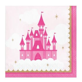 Little Princess Party Napkins 33cm x 33cm, pk16