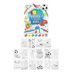 Boys Colour by Numbers Fun Book