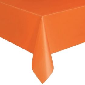 Value Orange Plastic Tablecover 
