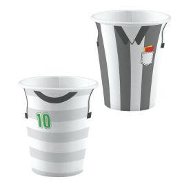 Football Party Cups 250ml, pk8