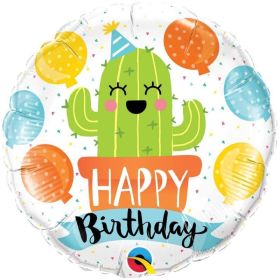 Cacti Party Foil Balloon 18"