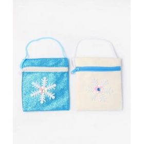 Snowflake Glitter Purse