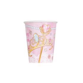 8 Pink Princess Party Cups