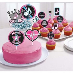 Internet Famous Party Cake Toppers, pk12