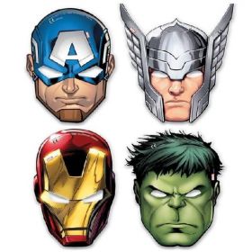 Mighty Avengers Die Cut Masks, pk6