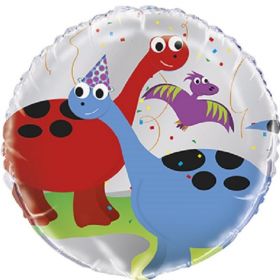 Party Dinosaur Foil Balloon 18"