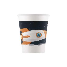 Space Astronaut Party Cups 200ml, pk8