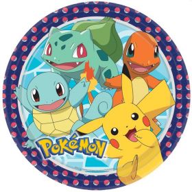 8 Pokemon Party Plates 