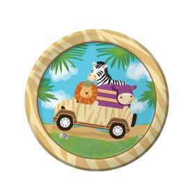 8 Safari Adventure Dessert Plates