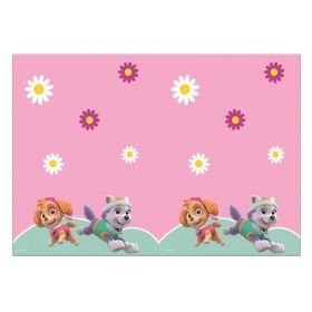 Pink Paw Patrol Party Tablecover 1.2m x 1.8m