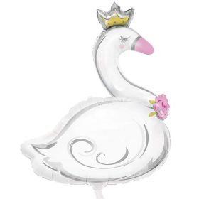 Swan SuperShape Foil Balloon 42.5"