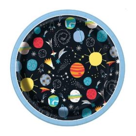 Outer Space Plates 18cm, pk8