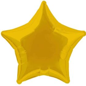 Gold Star Foil Balloon 20"