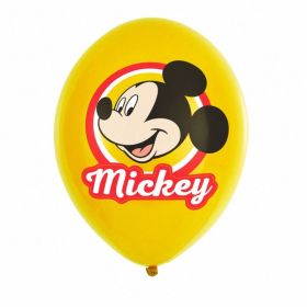 Mickey Mouse Latex Balloons 11", pk6