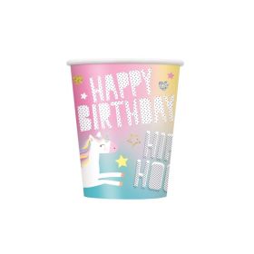 Unicorn Birthday Party Cups