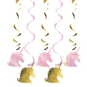 5 Unicorn Sparkle Dizzy Danglers