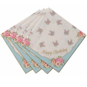 Utterly Scrumptious Happy Birthday Party Napkins 20pk