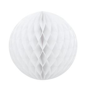 White Honeycomb Ball Party Decoration 20cm