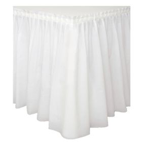 White Tableskirt