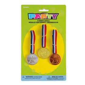 Set of Gold, Silver & Bronze Medal