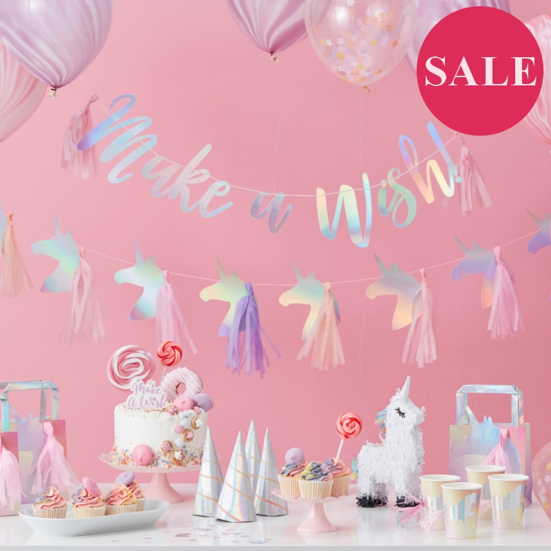 Unicorn Party - Tableware, decorations & more