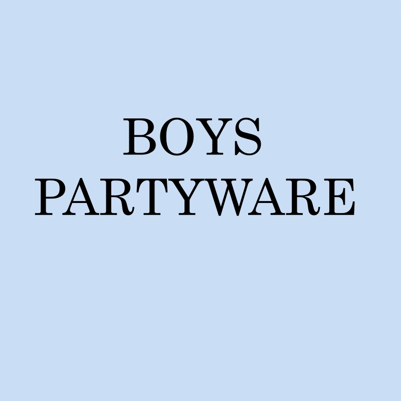 Boys Partyware