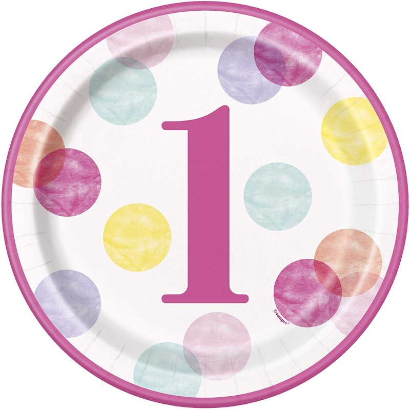 Pink Dots 1st Birthday Party